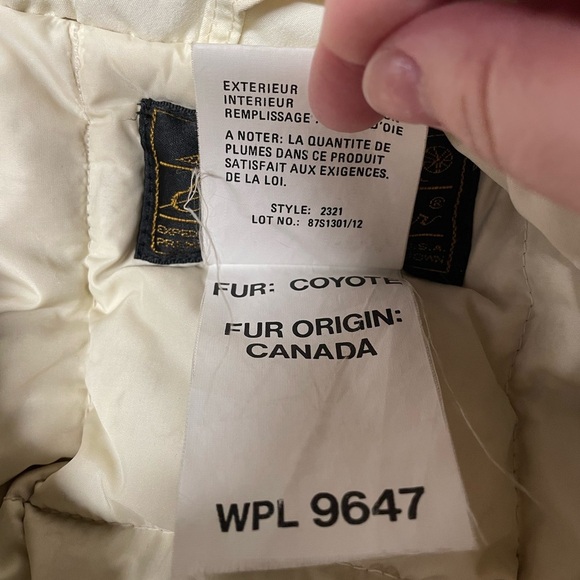 Eddie Bauer parka coat vintage white goose down cold weather expedition jacket - Picture 8 of 8